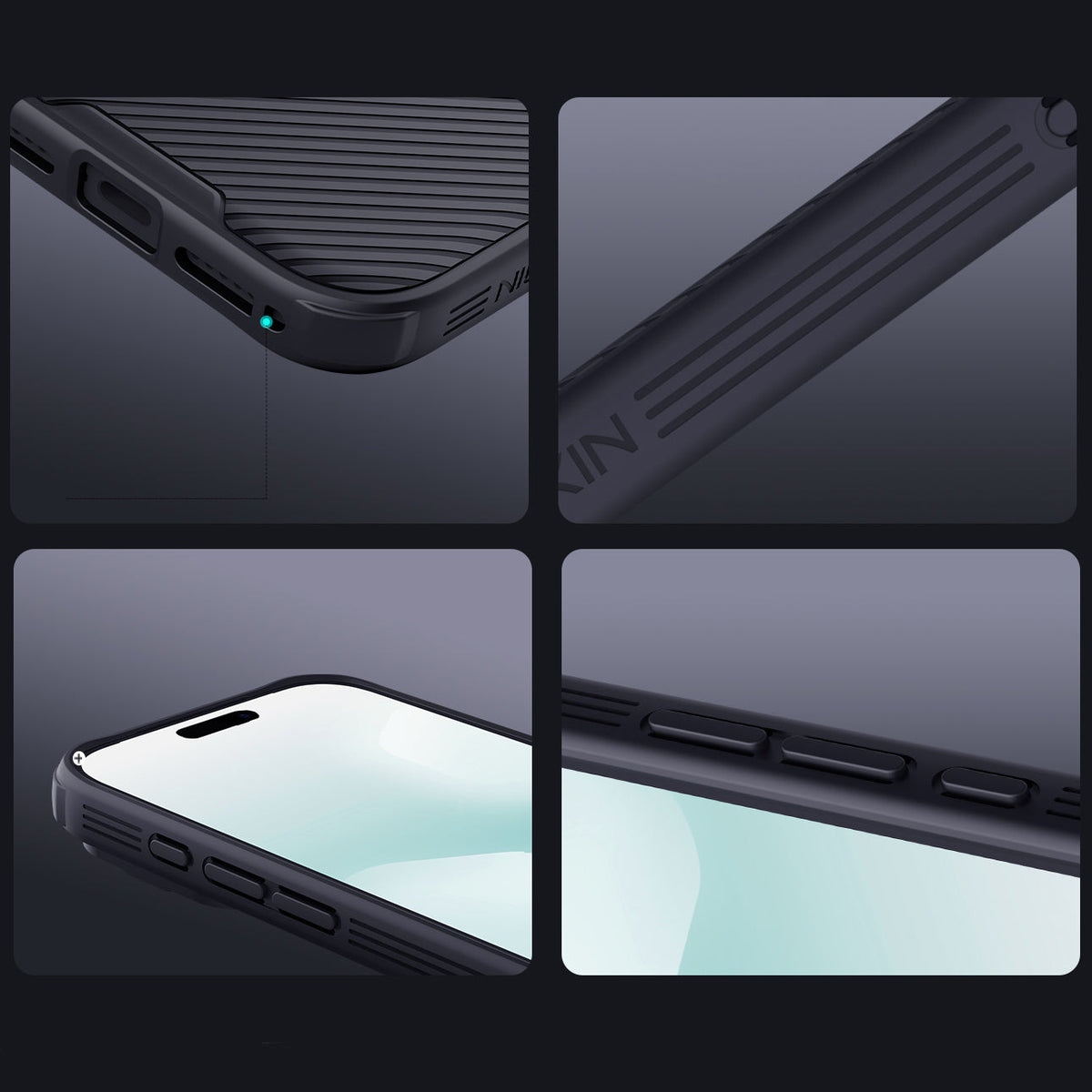 Handyhülle für iPhone 18 Pro / 17 Pro, Nillkin CamShield Pro, Schwarz