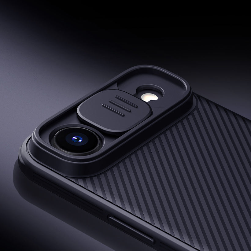 Handyhülle mit Kameraschutz für Apple iPhone Air mit MagSafe, Nillkin CamShield Pro Magnetic, Schwarz