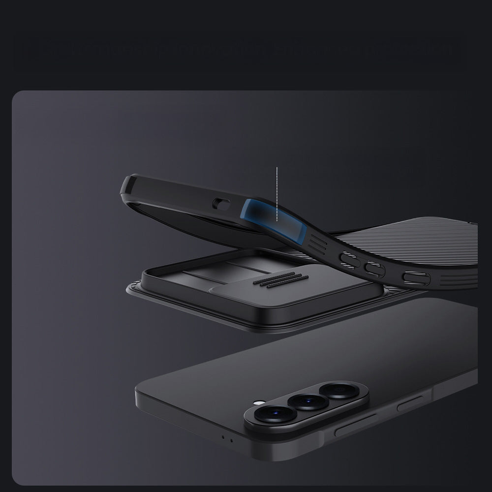 Handyhülle für Galaxy A57 5G, Nillkin CamShield Pro Magnetic mit MagSafe, Schwarz