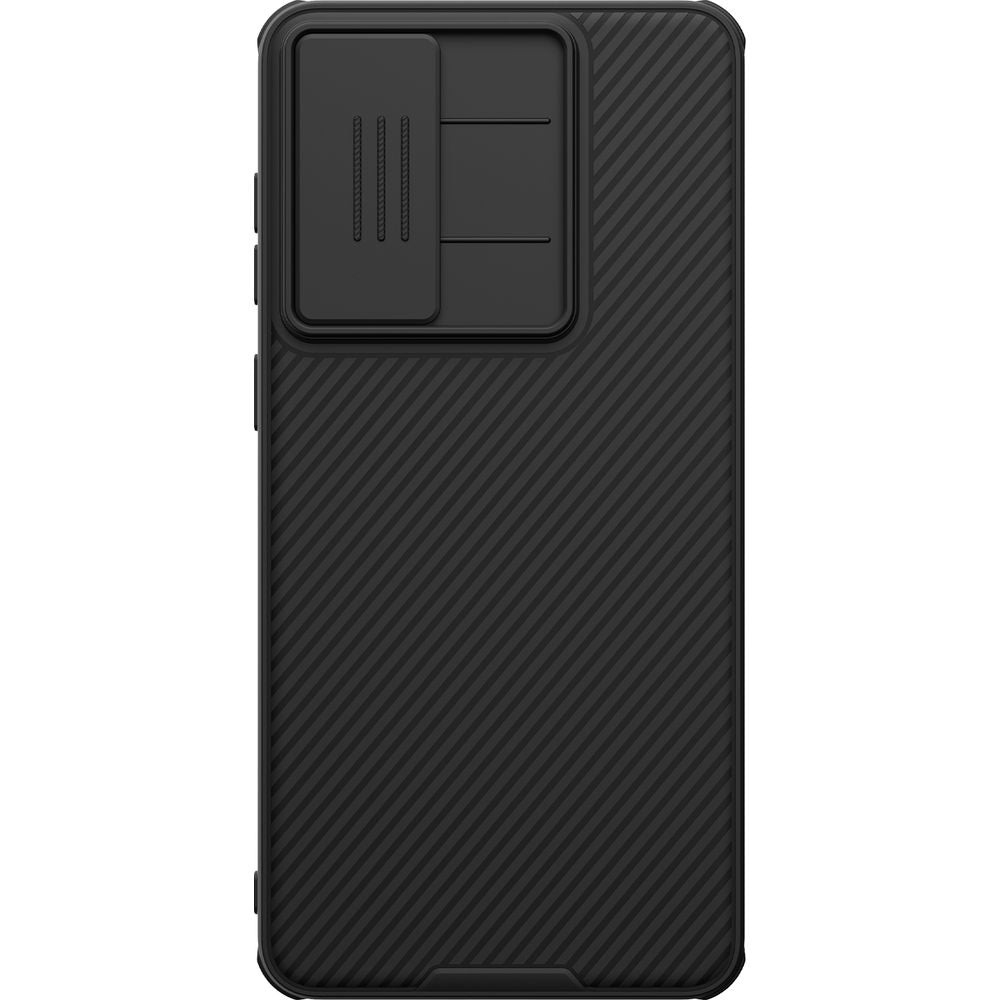 Handyhülle mit Kameraschutz für Galaxy S25 Edge mit MagSafe, Nillkin CamShield Pro Magnetic, Schwarz
