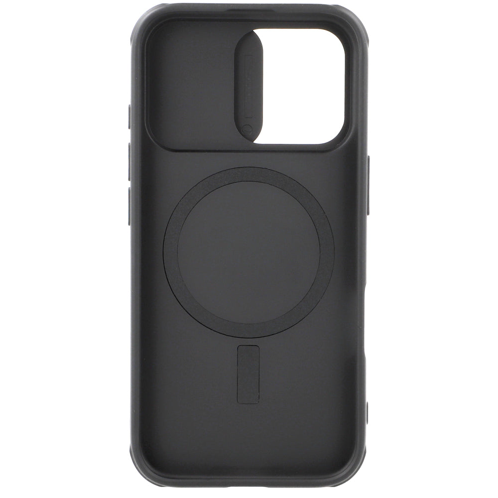 Schutzhülle für iPhone 16 Pro, Nillkin CamShield Pro Magnetic, Schwarz