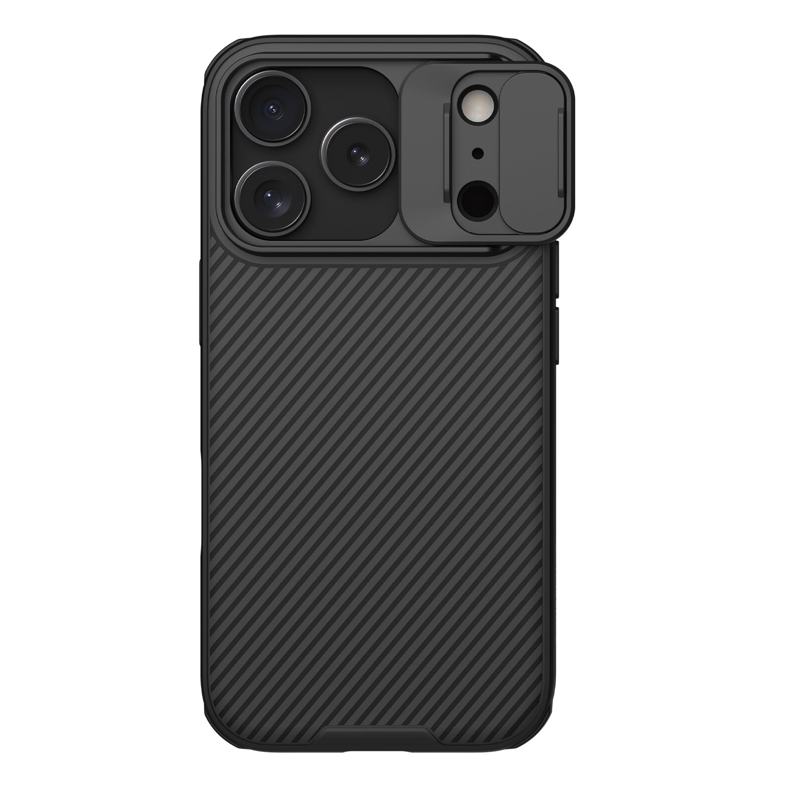 Handyhülle mit Kameraschutz für Apple iPhone 17 Pro mit MagSafe, Nillkin CamShield Pro Magnetic, Schwarz