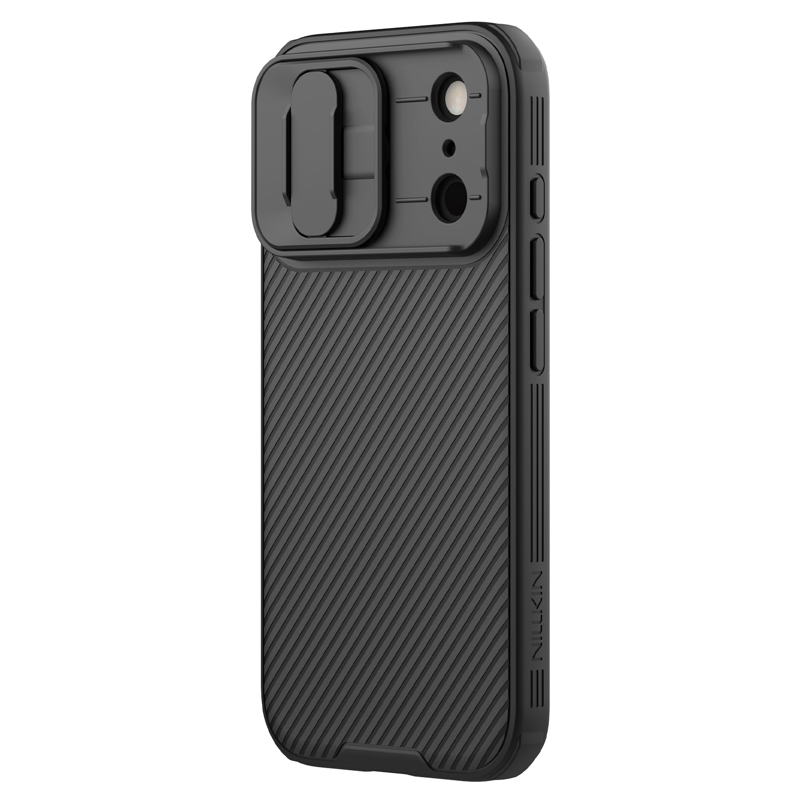 Handyhülle mit Kameraschutz für Apple iPhone 17 Pro mit MagSafe, Nillkin CamShield Pro Magnetic, Schwarz