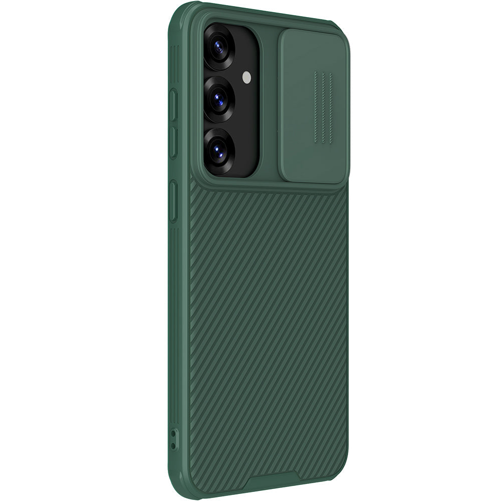 Handyhülle für Galaxy S25 Plus, Nillkin CamShield Pro, Dunkelgrün