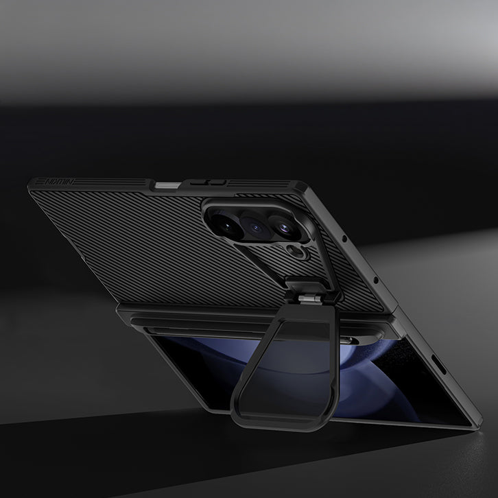 Handyhülle mit Stylus für Galaxy Z Fold8 Ultra, Nillkin CamShield Prop Magnetic mit MagSafe, Schwarz