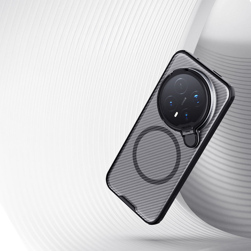 Handyhülle für Honor Magic8 Pro, Nillkin CamShield Prop Magnetic mit MagSafe, Transluzent mit Schwarz