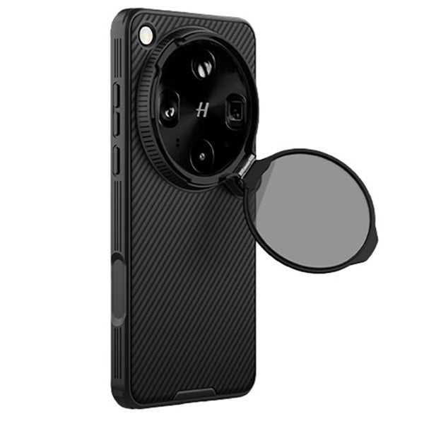 Handyhülle für Oppo Find X9 Ultra, Nillkin CamShield Prop Magnetic mit MagSafe, Schwarz