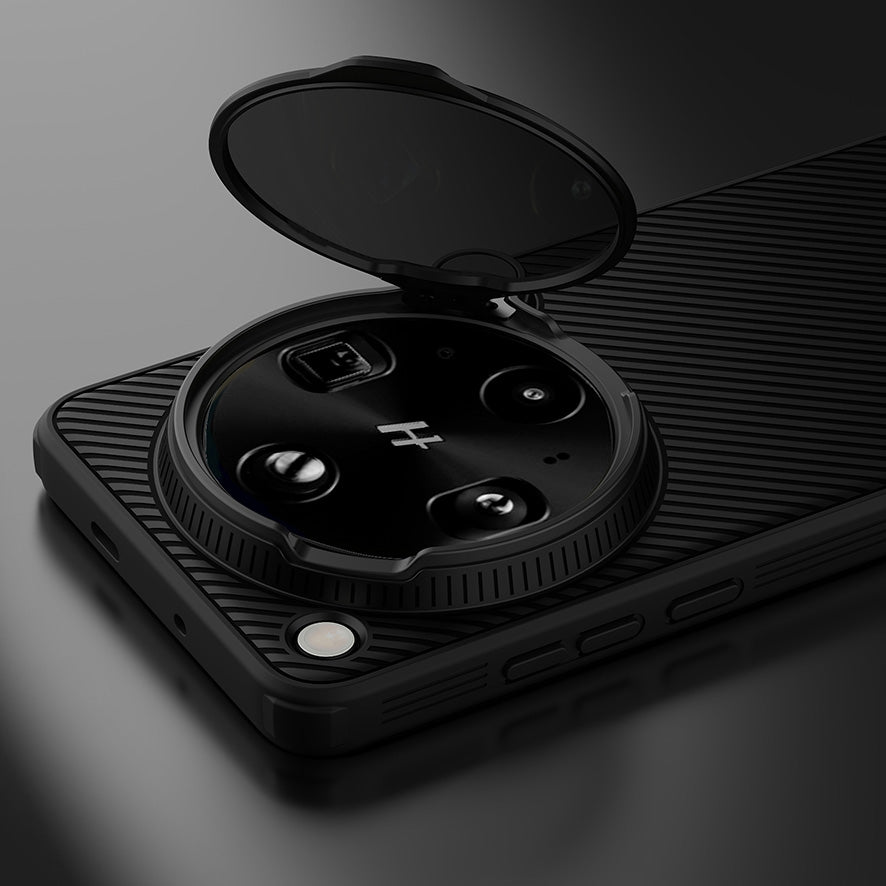 Handyhülle für Oppo Find X9 Ultra, Nillkin CamShield Prop Magnetic mit MagSafe, Schwarz