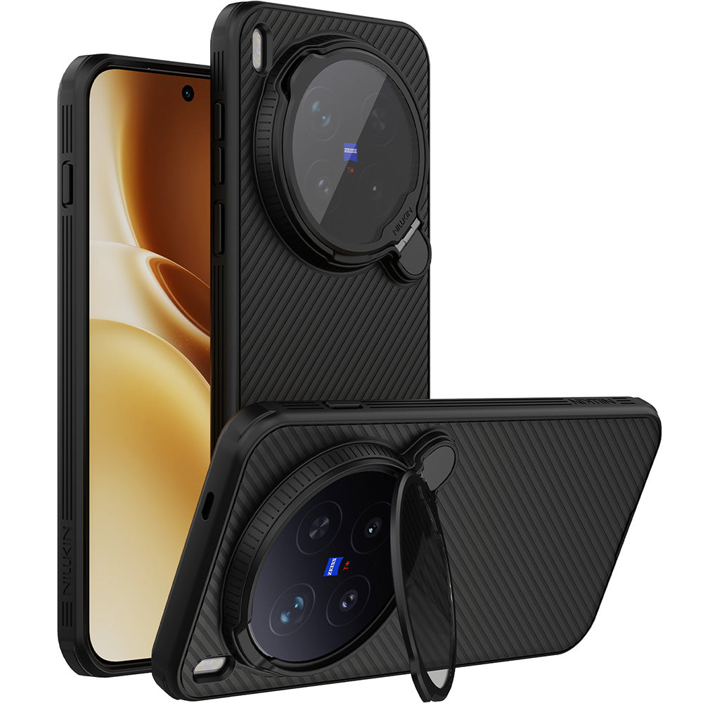 Handyhülle für Vivo X300 Pro, Nillkin CamShield Prop Magnetic mit MagSafe, Schwarz
