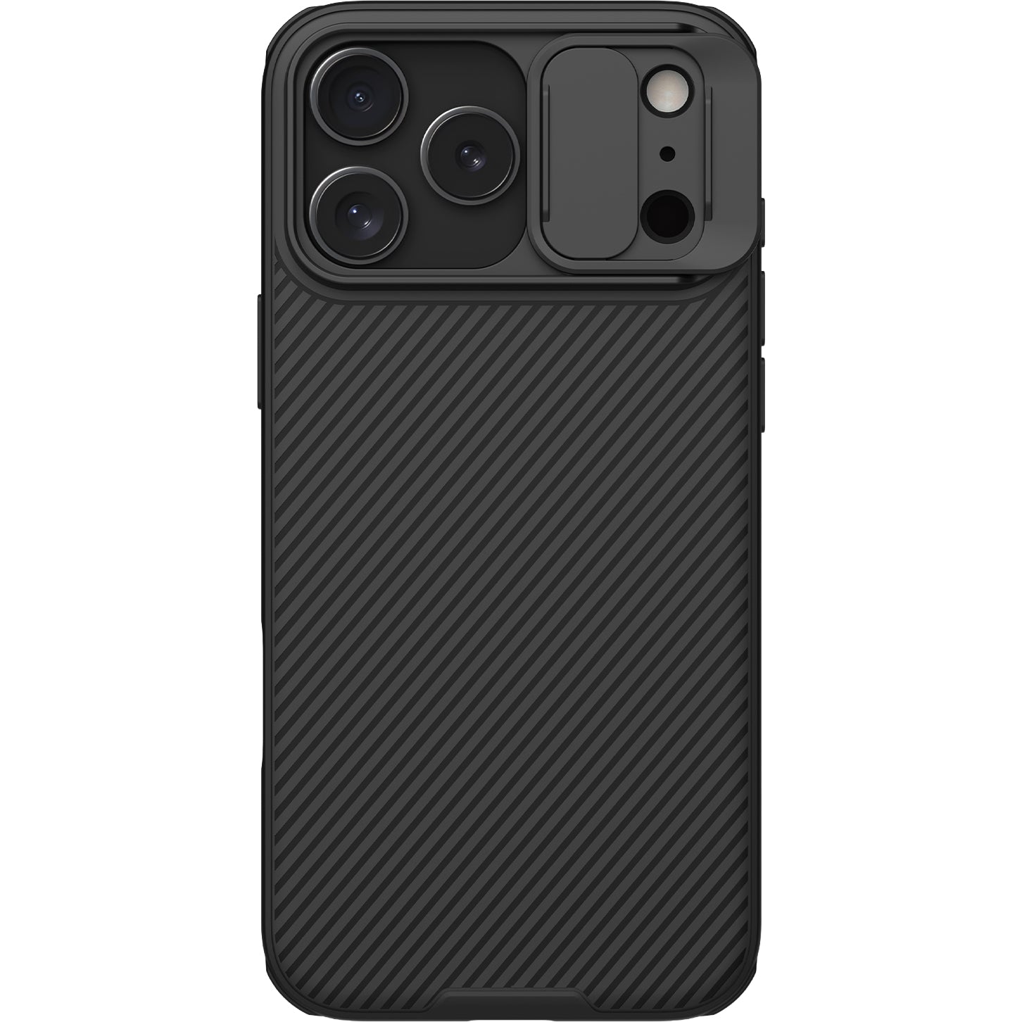 Handyhülle mit Kameraschutz für Apple iPhone 18 Pro Max / 17 Pro Max mit MagSafe, Nillkin CamShield Pro Magnetic, Schwarz