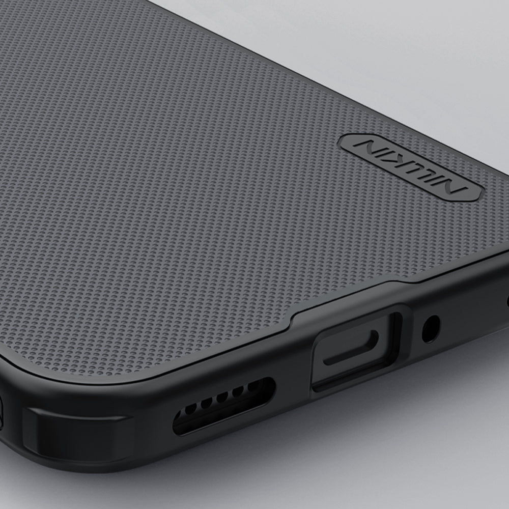 Handyhülle für Xiaomi 15T, Nillkin Frosted Shield Pro Magnetic mit MagSafe, Schwarz