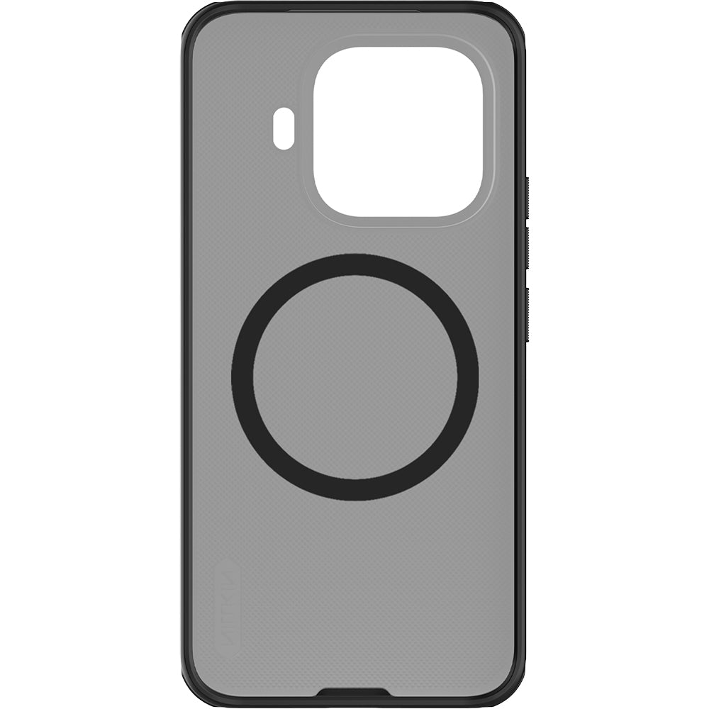 Handyhülle für Xiaomi 15T Pro, Nillkin Frosted Shield Pro Magnetic mit MagSafe, Schwarz und Transparent