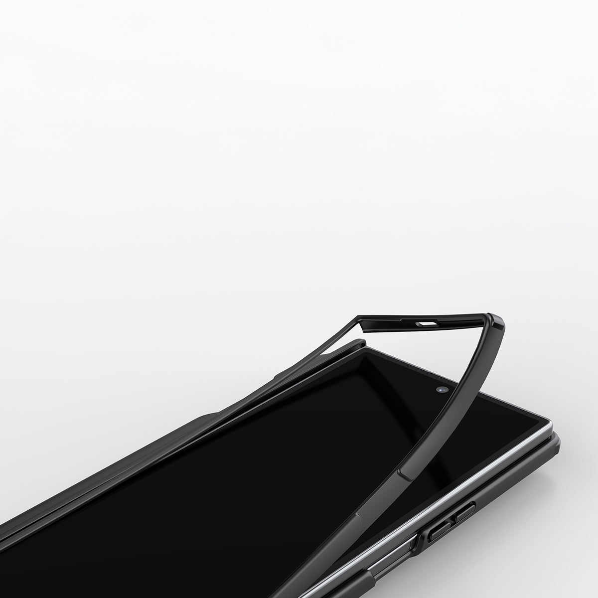 Handyhülle für Galaxy Z Fold7, Nillkin Super Frosted Shield Fold Pen, Schwarz