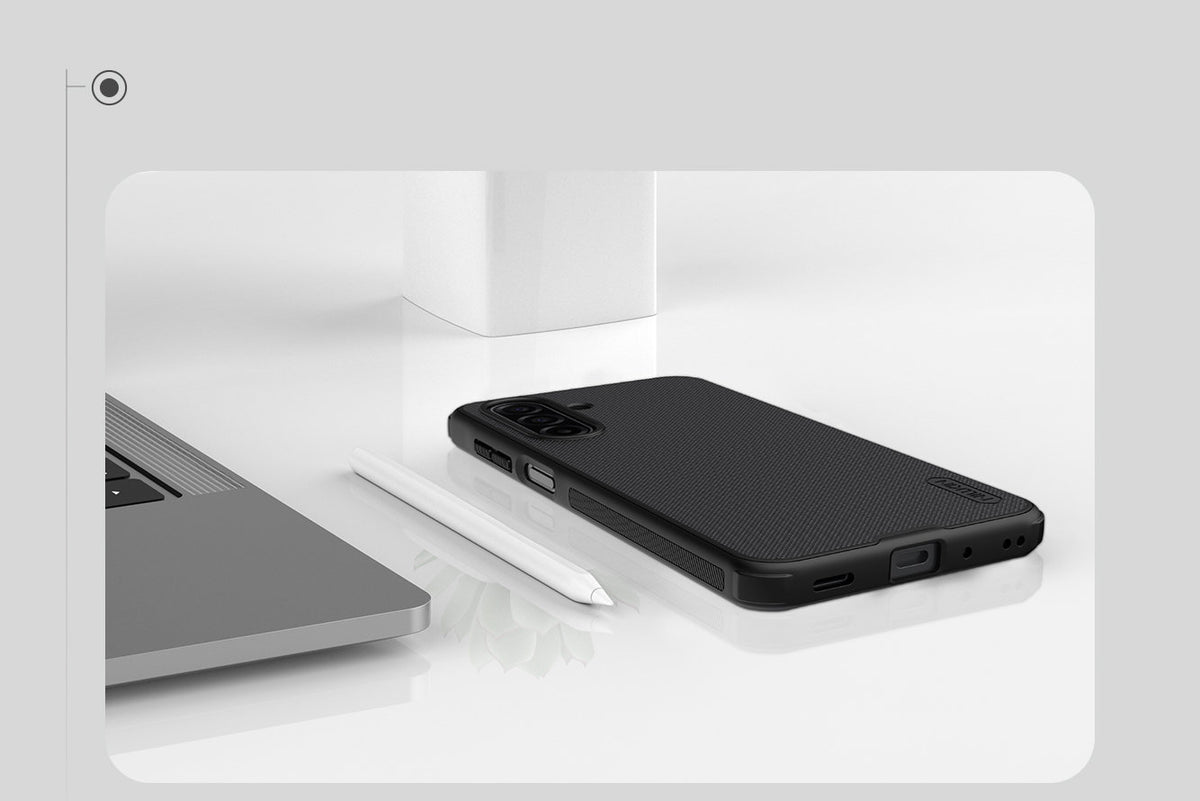 Handyhülle für Galaxy A17 5G / 4G, Nillkin Frosted Shield Pro, Schwarz