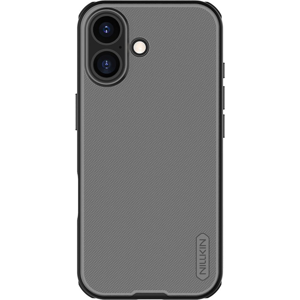 Handyhülle für iPhone 17, Nillkin Frosted Shield Pro, Durchscheinend-Schwarz
