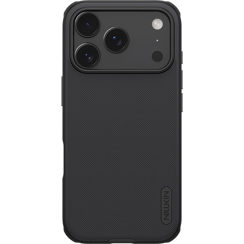 Handyhülle für iPhone 18 Pro / 17 Pro, Nillkin Frosted Shield Pro, Schwarz