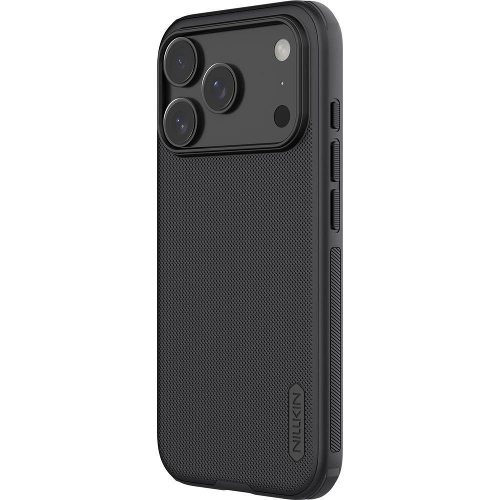 Handyhülle für iPhone 18 Pro / 17 Pro, Nillkin Frosted Shield Pro, Schwarz