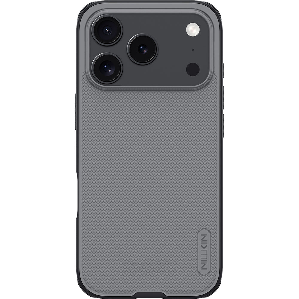 Handyhülle für iPhone 18 Pro / 17 Pro, Nillkin Frosted Shield Pro, Durchscheinend-Schwarz