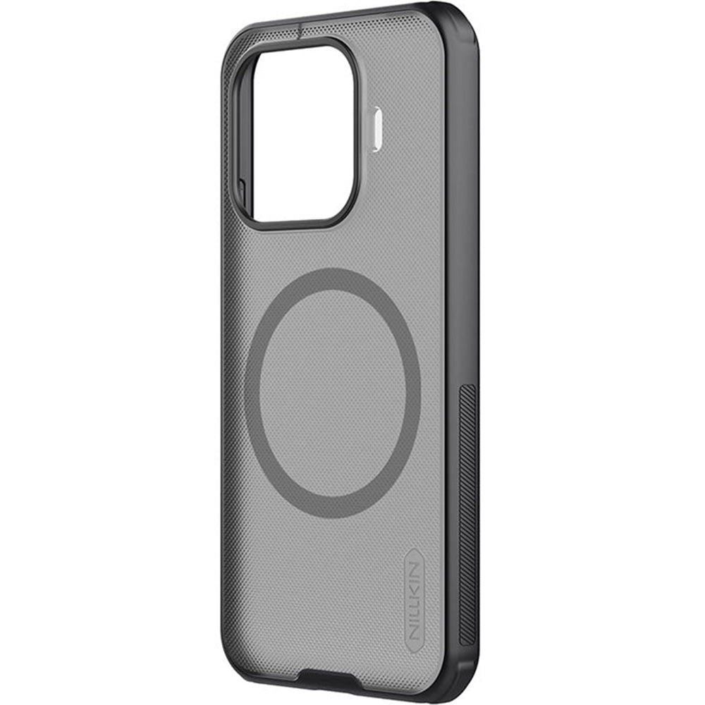 Handyhülle für Xiaomi 17T, Nillkin Frosted Shield Pro Magnetic mit MagSafe, Rauchfarben-Schwarz