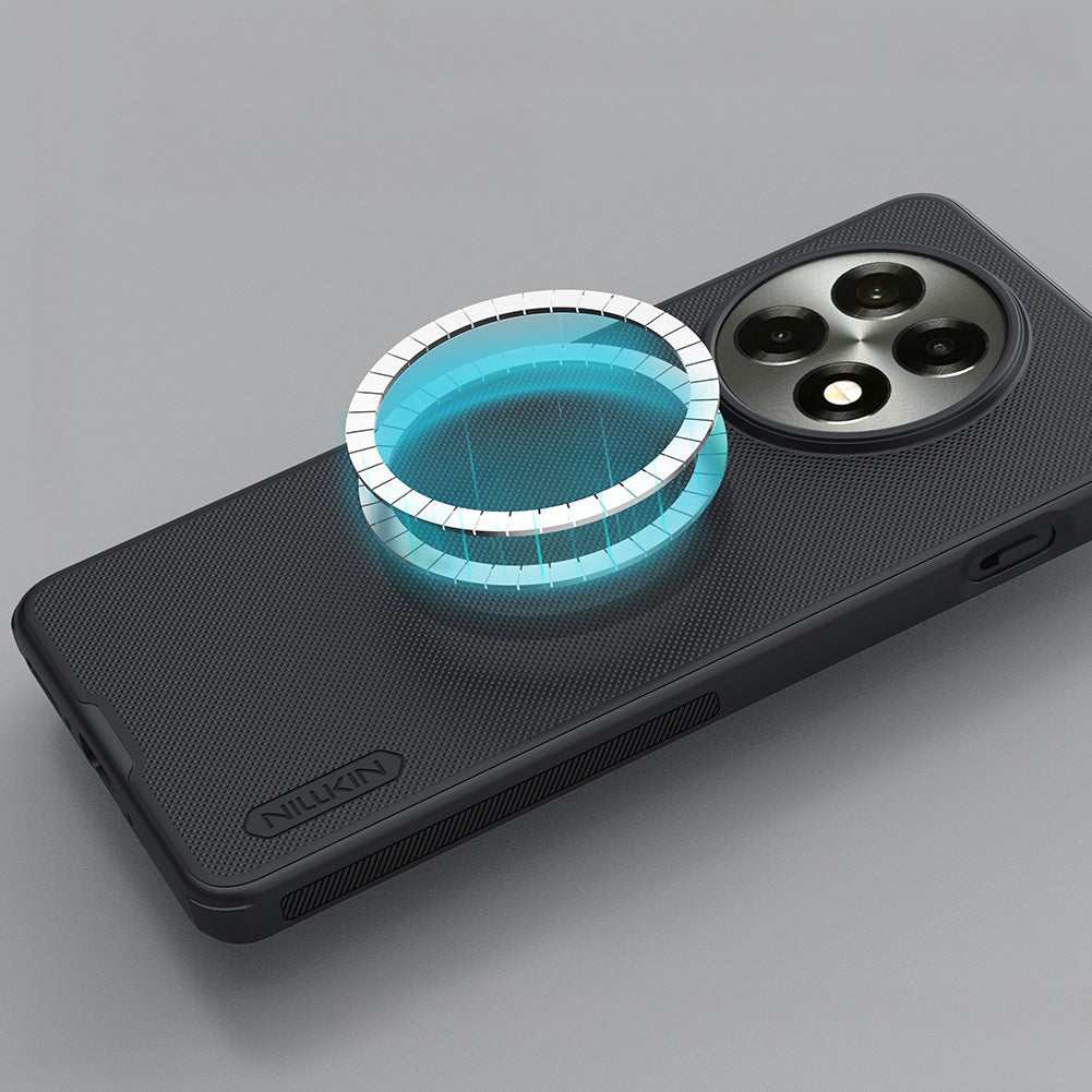 Handyhülle für OnePlus 13R, Nillkin Frosted Shield Pro Magnetic, Schwarz