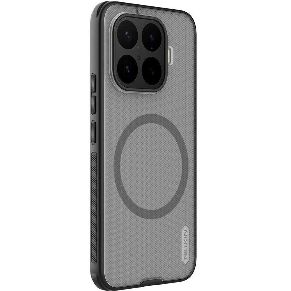 Handyhülle für Xiaomi 17T Pro, Nillkin Frosted Shield Pro Magnetic mit MagSafe, Rauchfarben-Schwarz