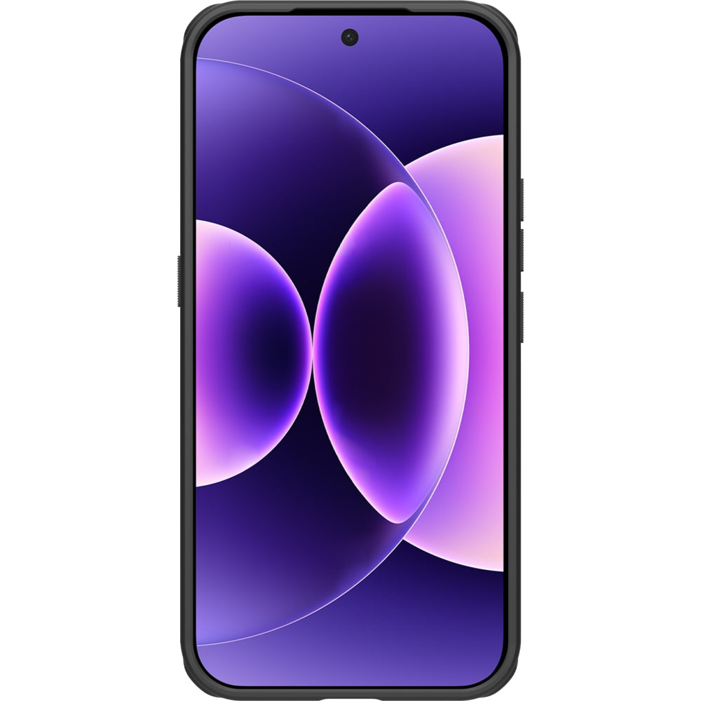 Handyhülle für Xiaomi 18 Pro Max, Nillkin Frosted Shield Pro Magnetic mit MagSafe, Schwarz (5/6)