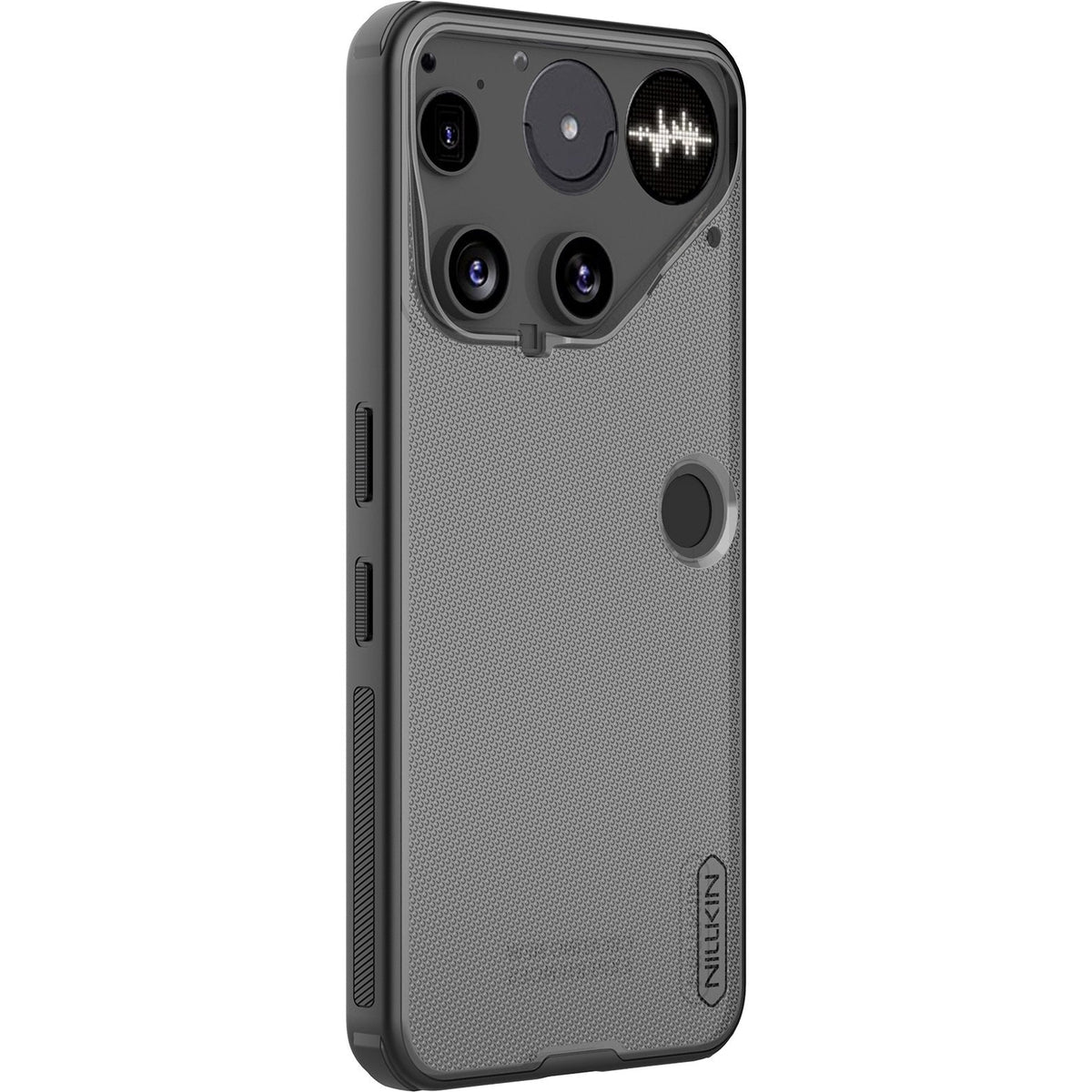Handyhülle für Nothing Phone 3, Nillkin Frosted Shield Pro, Durchscheinend-Schwarz