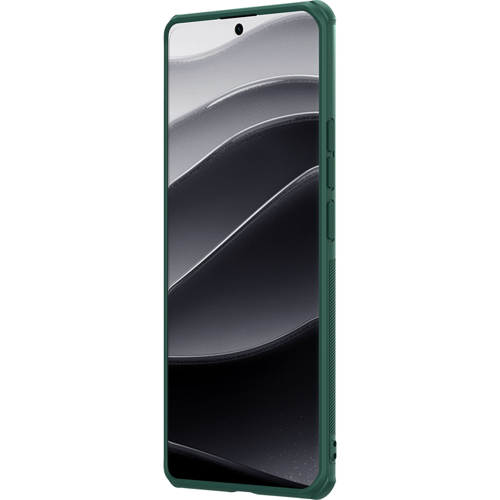 Handyhülle für Redmi Note 14 Pro 5G / POCO X7, Nillkin Frosted Shield Pro, Dunkelgrün