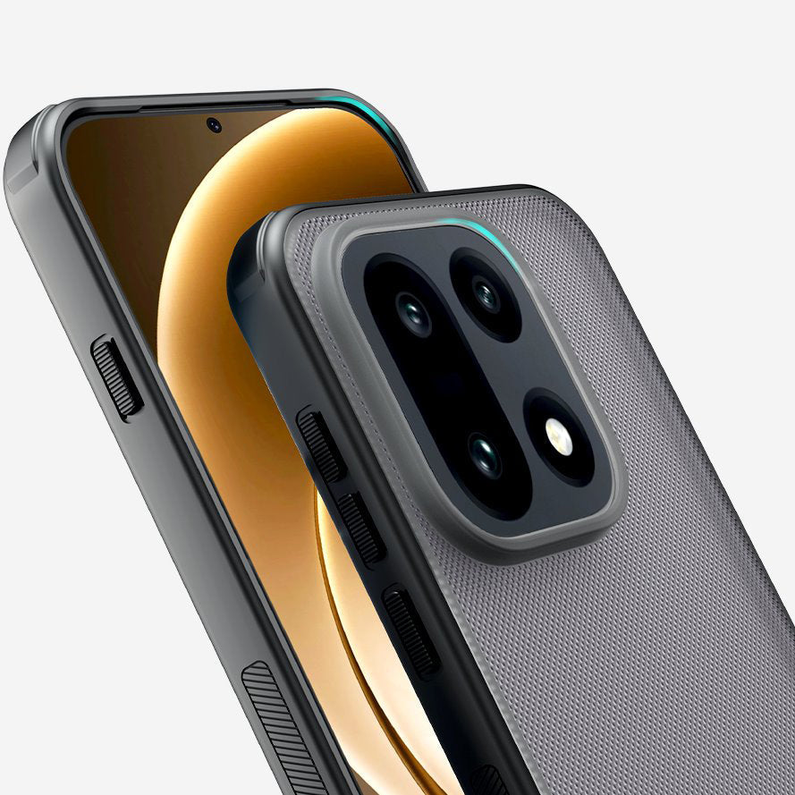 Handyhülle für OnePlus 15, Nillkin Super Frosted Shield Pro, Rauchfarben
