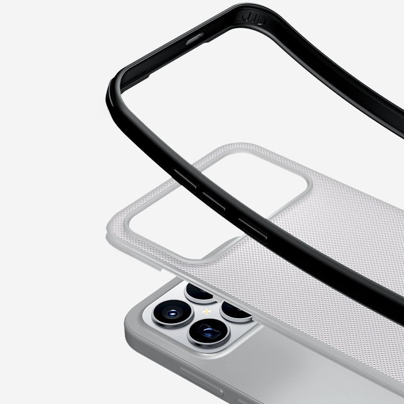 Handyhülle für Xiaomi POCO F8 Ultra, Nillkin Super Frosted Shield Pro, Rauchfarben
