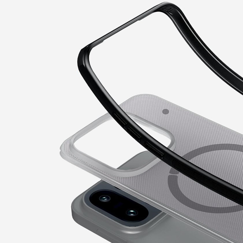 Handyhülle für OnePlus 15, Nillkin Super Frosted Shield Pro Magnetic mit MagSafe, Rauchfarben