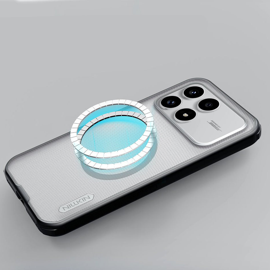 Handyhülle für Xiaomi POCO F8 Pro, Nillkin Super Frosted Shield Pro Magnetic mit MagSafe, Rauchfarben