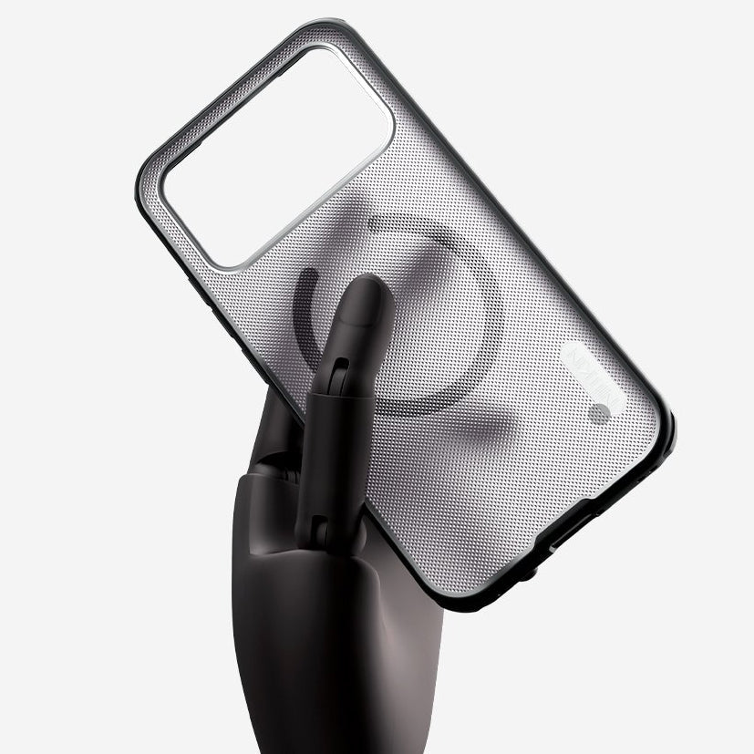 Handyhülle für Xiaomi POCO F8 Ultra, Nillkin Super Frosted Shield Pro Magnetic mit MagSafe, Rauchfarben