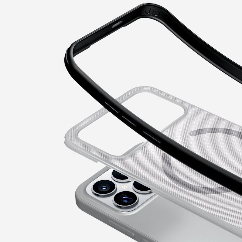 Handyhülle für Xiaomi POCO F8 Ultra, Nillkin Super Frosted Shield Pro Magnetic mit MagSafe, Rauchfarben