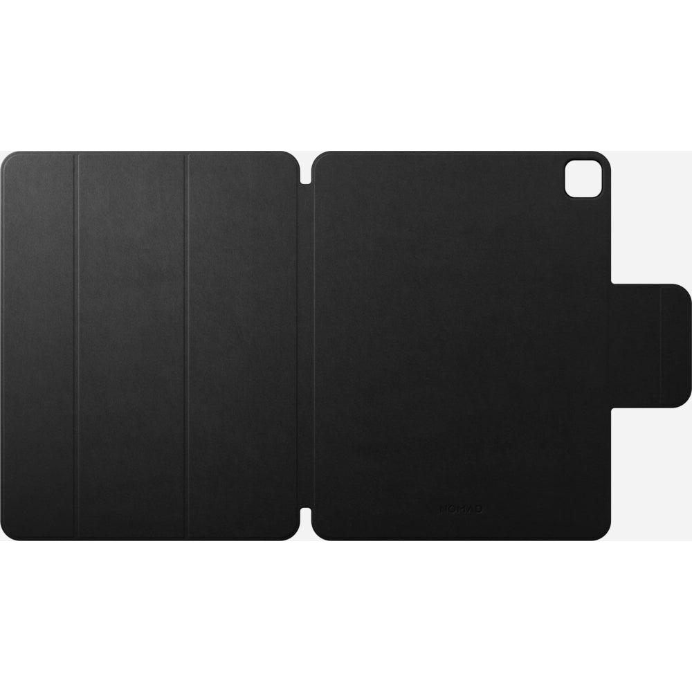 Schutzhülle mit Klappe für iPad Pro 13"(2025/2024), Nomad Leather Folio Plus, Schwarz