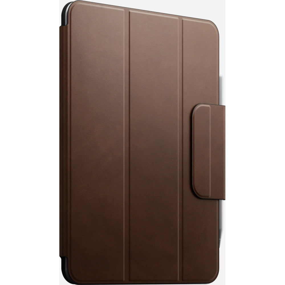 Schutzhülle mit Klappe für iPad Pro 11"(2022/2021/2020/2018), Nomad Leather Folio Plus, Braun