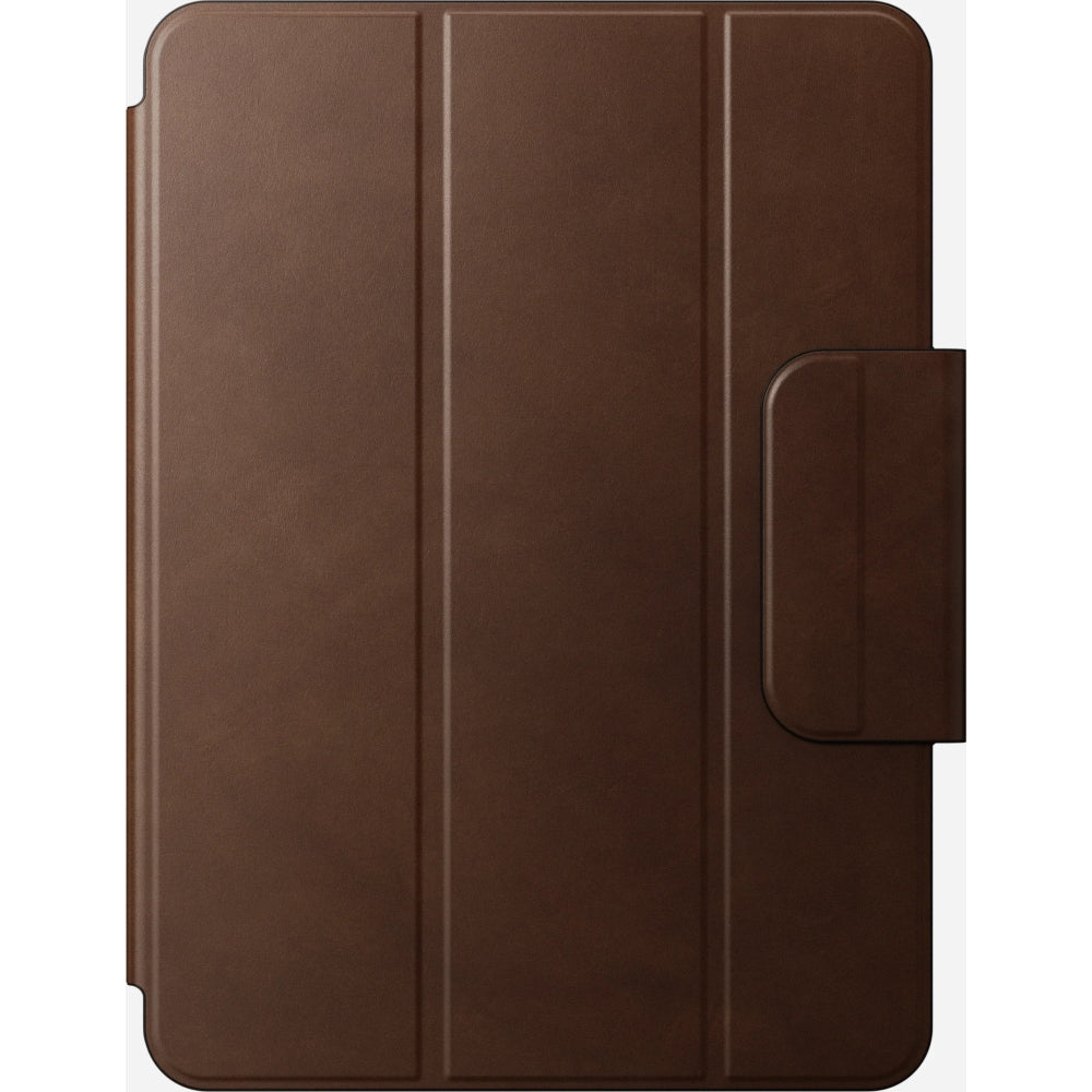 Schutzhülle mit Klappe für iPad Pro 11"(2022/2021/2020/2018), Nomad Leather Folio Plus, Braun