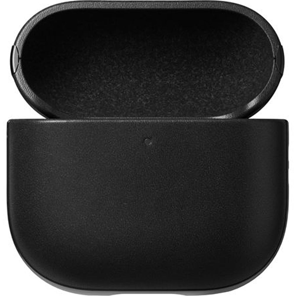 Hülle für AirPods 4, Nomad Modern Leather Case, Schwarz