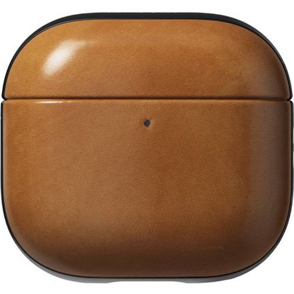 Hülle für AirPods 4, Nomad Modern Leather Case, Hellbraun