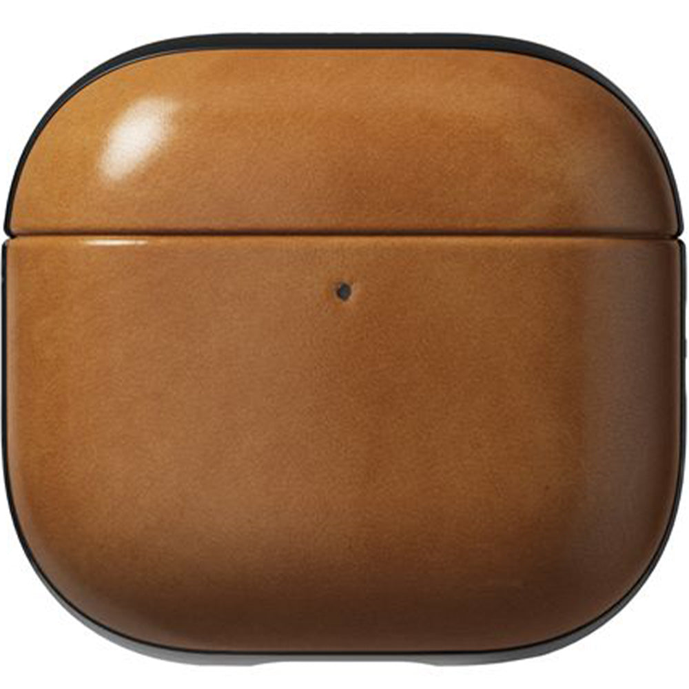 Hülle für AirPods 4, Nomad Modern Leather Case, Hellbraun