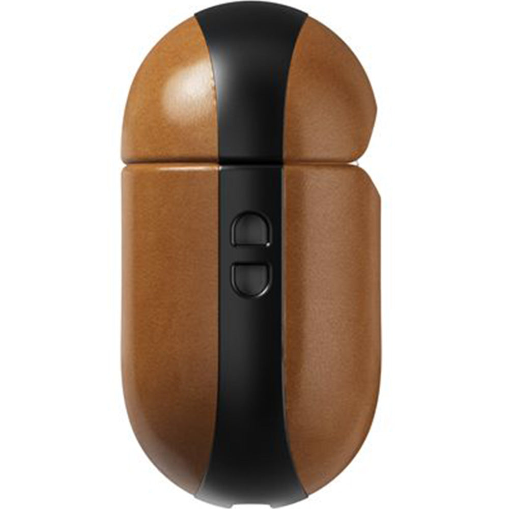 Hülle für AirPods 4, Nomad Modern Leather Case, Hellbraun