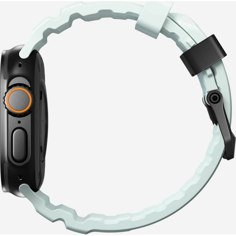 Armband für Apple Watch 49/46/45/44 mm, Nomad Rocky Point Band, Blau-Schwarz