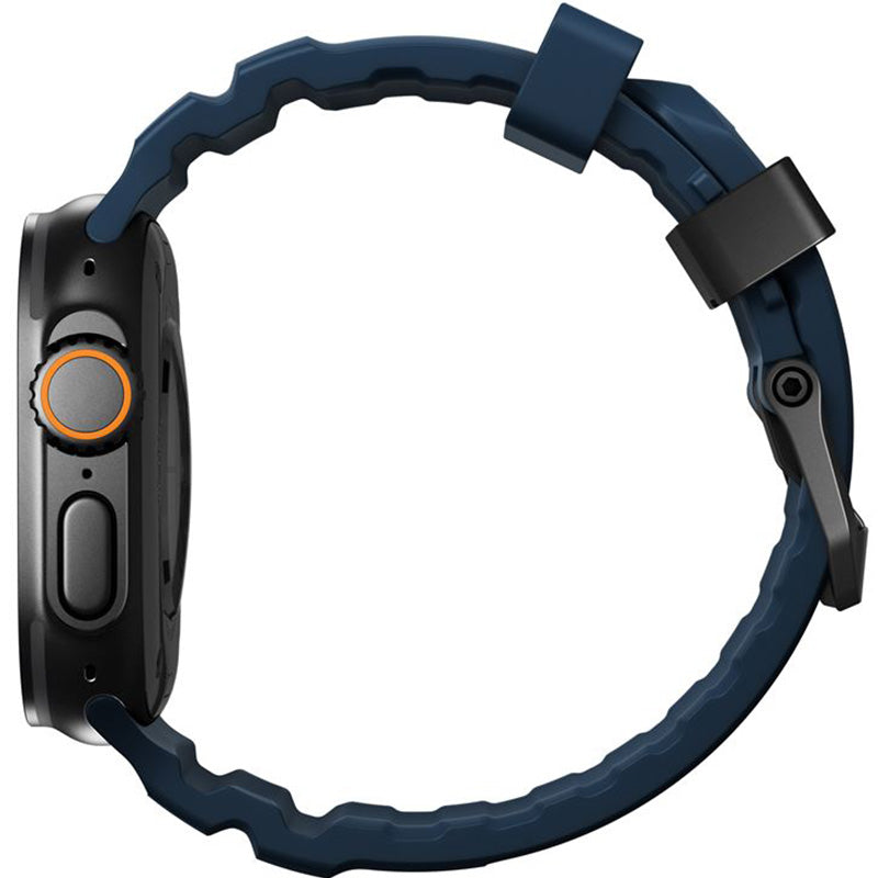 Armband für Apple Watch 49/46/45/44 mm, Nomad Rocky Point Band, Dunkelblau