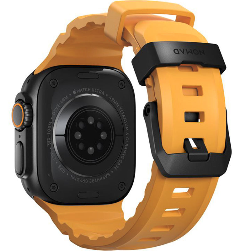 Armband für Apple Watch 49/46/45/44 mm, Nomad Rocky Point Band, Gelb