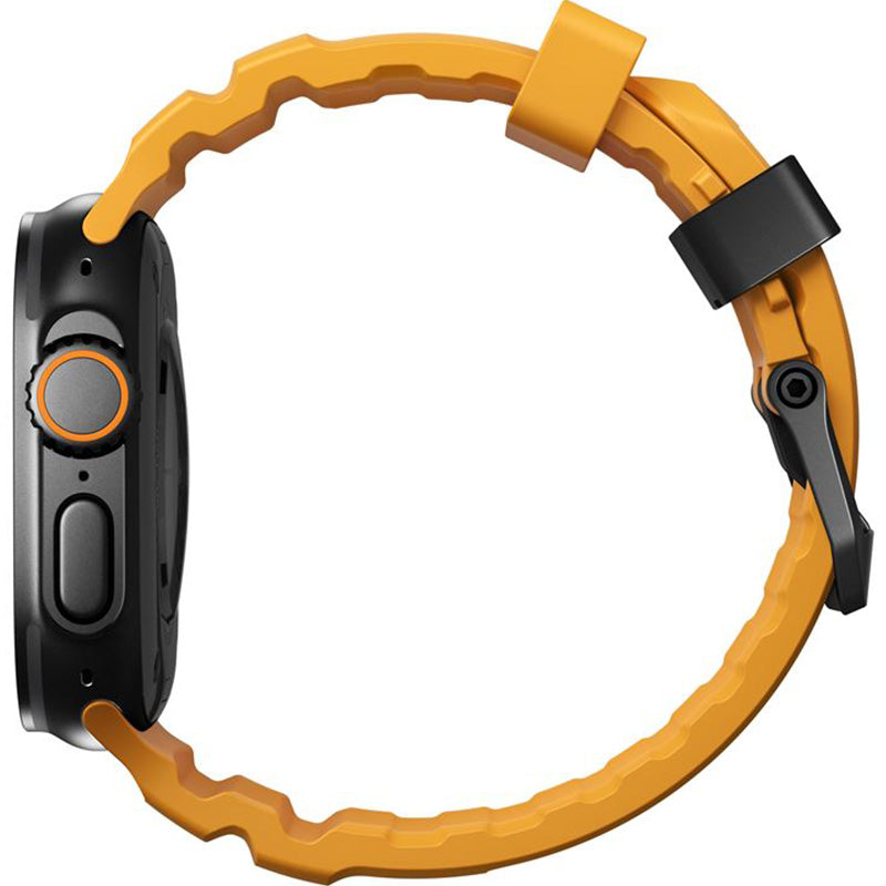 Armband für Apple Watch 49/46/45/44 mm, Nomad Rocky Point Band, Gelb