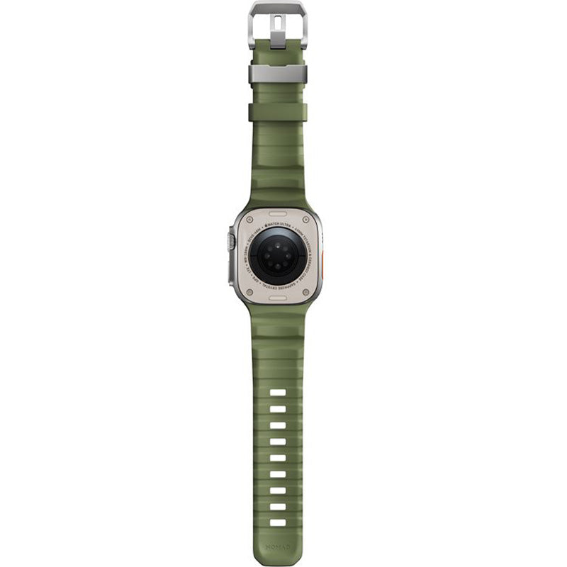 Armband für Apple Watch 49/46/45/44 mm, Nomad Rocky Point Band, Dunkelgrün