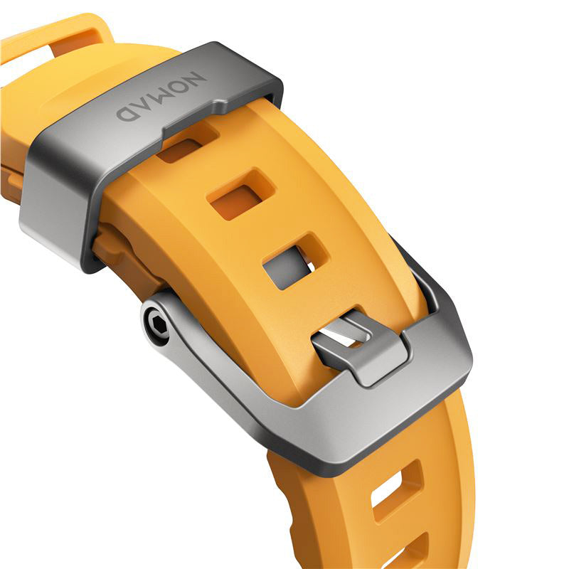 Armband für Apple Watch 49/46/45/44 mm, Nomad Rocky Point Band, Gelb