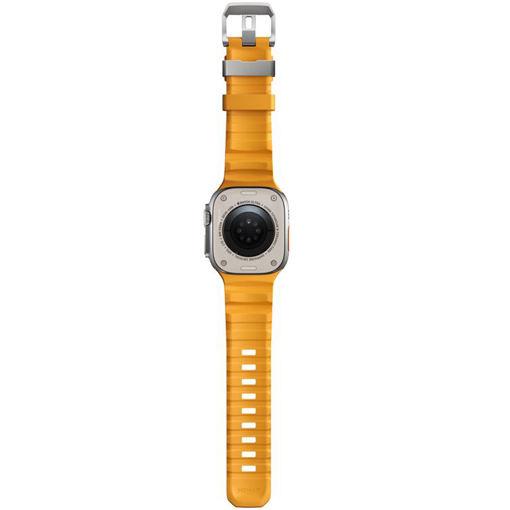 Armband für Apple Watch 49/46/45/44 mm, Nomad Rocky Point Band, Gelb