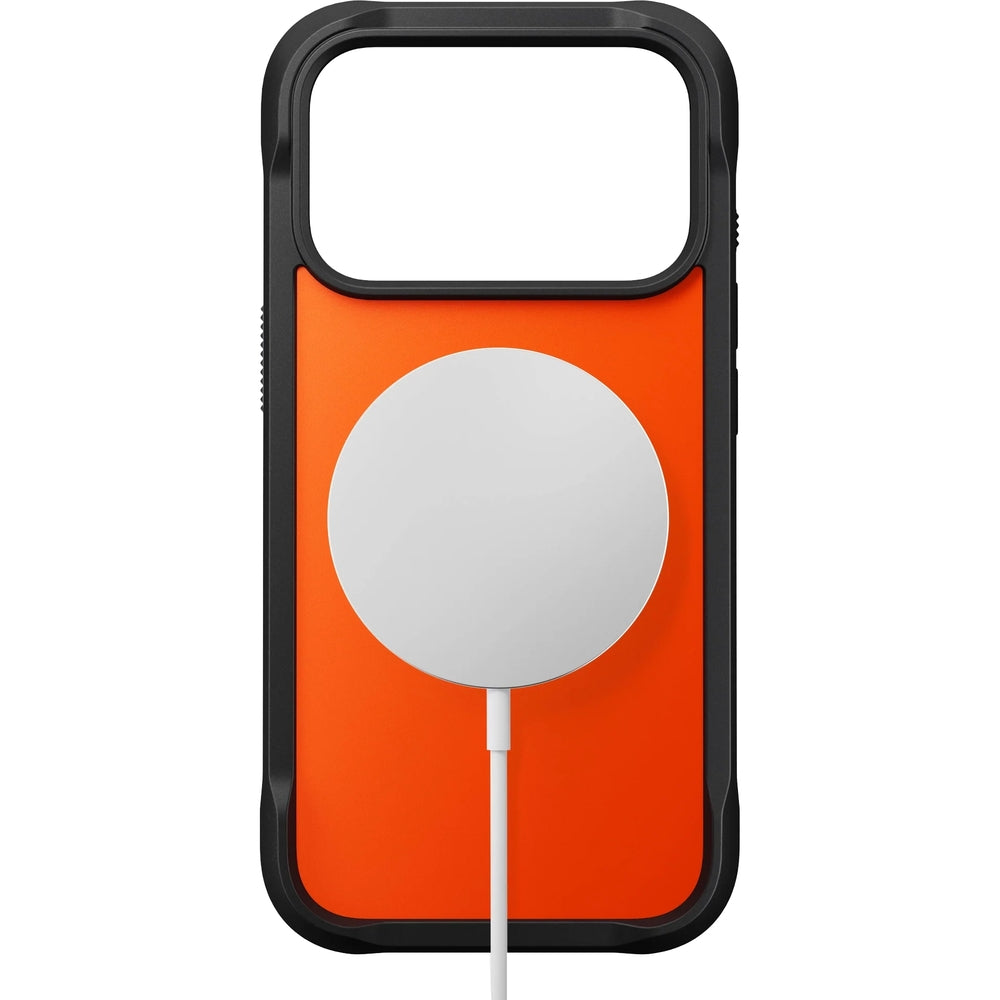 Handyhülle für iPhone 17 Pro, Nomad Rugged Case für MagSafe, Orange