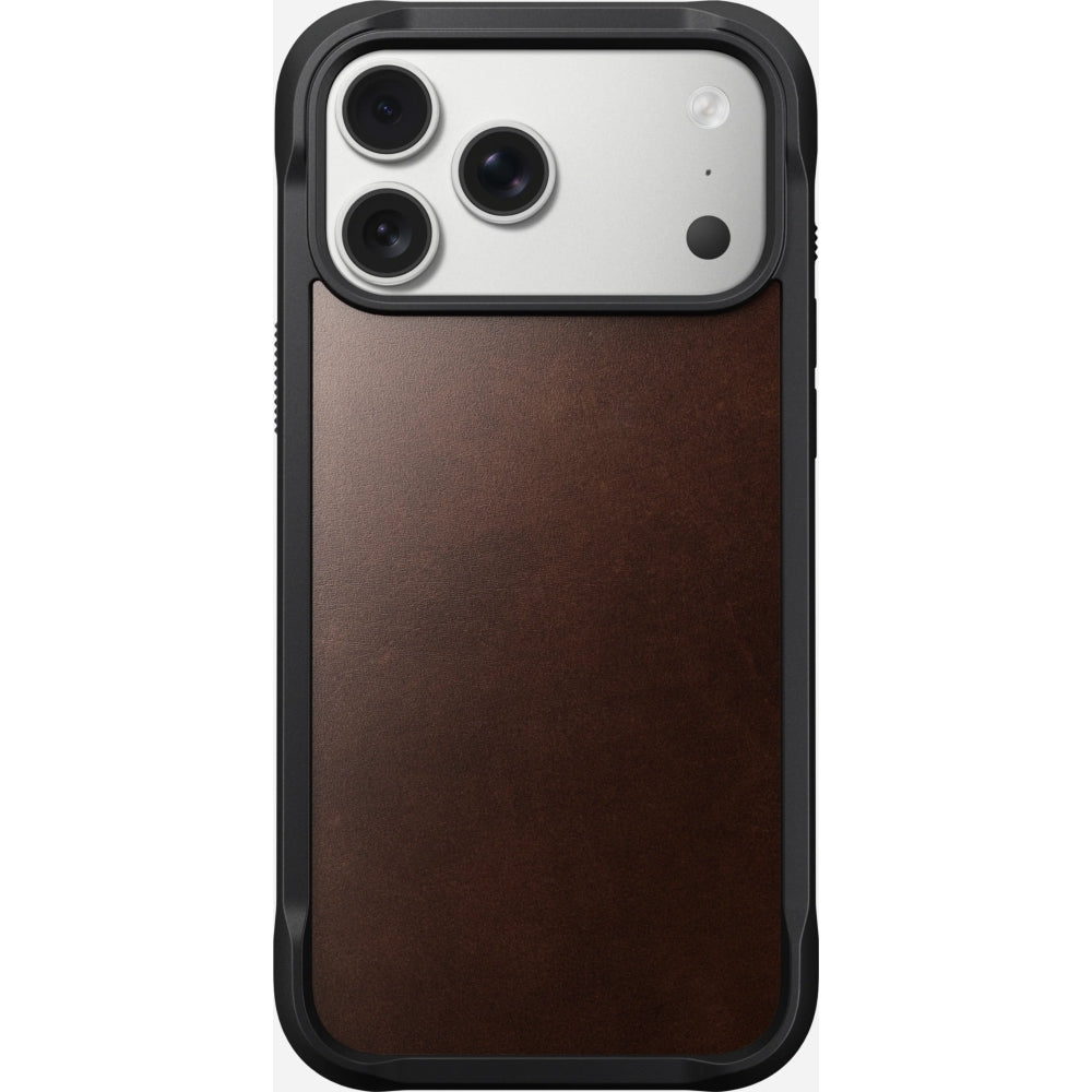 Handyhülle für iPhone 17 Pro Max, Nomad Rugged Leather für MagSafe, Br